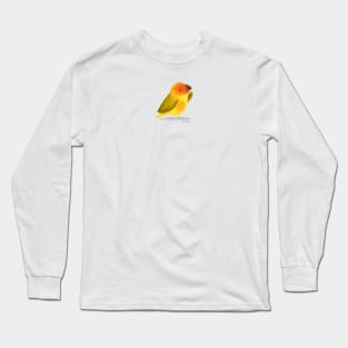 Saffron Finch Bird Long Sleeve T-Shirt